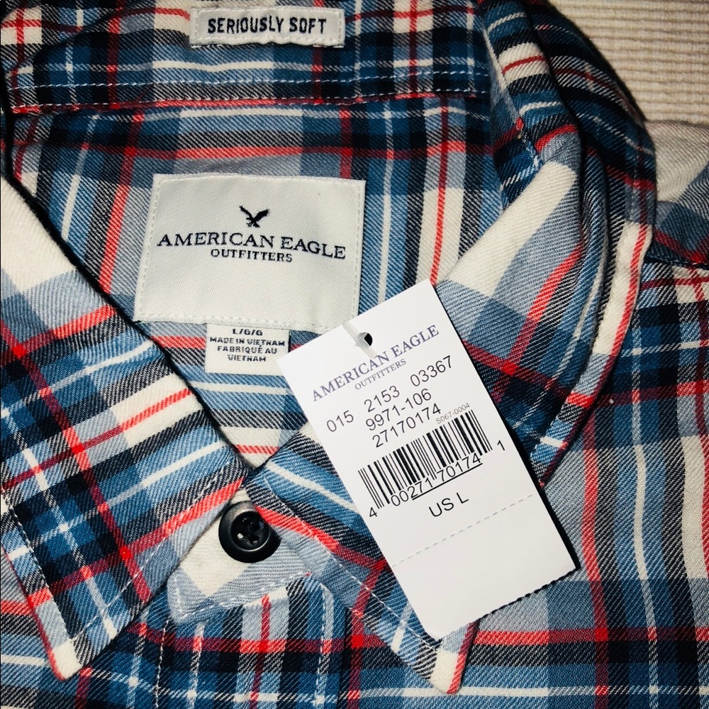 Men’s long sleeve American Eagle Shirt L